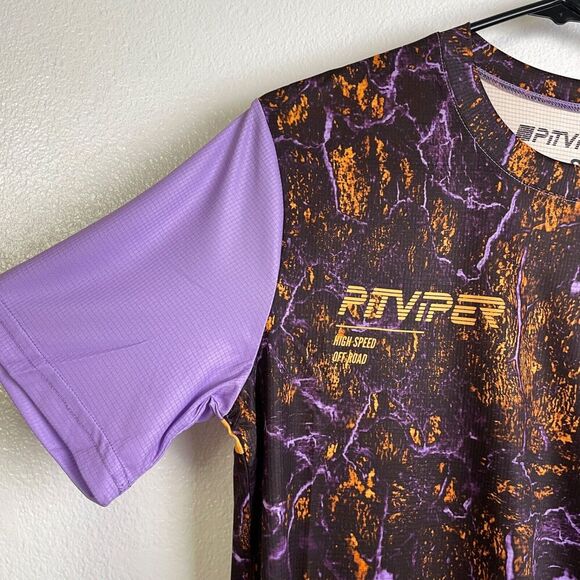 Pit Viper High Speed Off Road Jersey Shirt Purple Short Sleeve NWT Mens Small - Picture 7 of 10